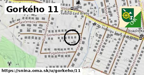 Gorkého 11, Snina