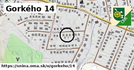 Gorkého 14, Snina