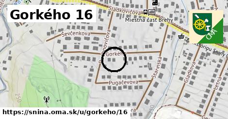 Gorkého 16, Snina