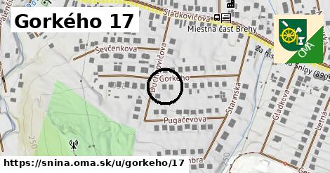 Gorkého 17, Snina