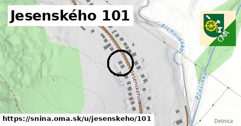 Jesenského 101, Snina