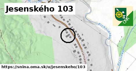 Jesenského 103, Snina