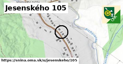 Jesenského 105, Snina