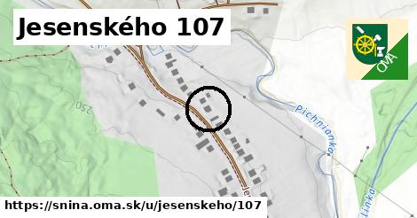 Jesenského 107, Snina