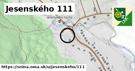 Jesenského 111, Snina