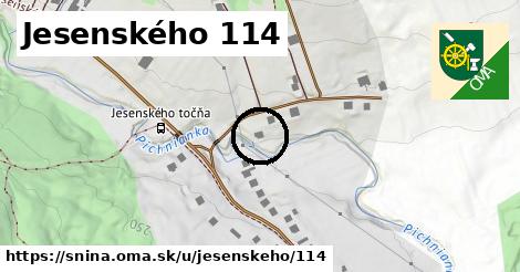 Jesenského 114, Snina