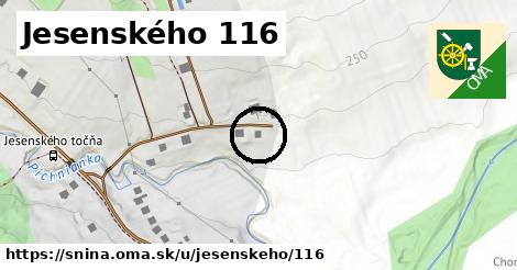Jesenského 116, Snina