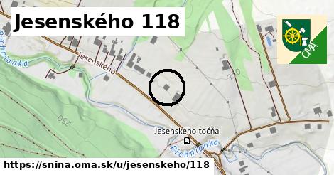 Jesenského 118, Snina