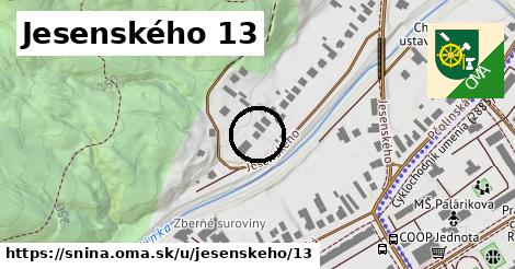 Jesenského 13, Snina