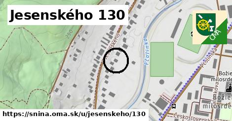 Jesenského 130, Snina