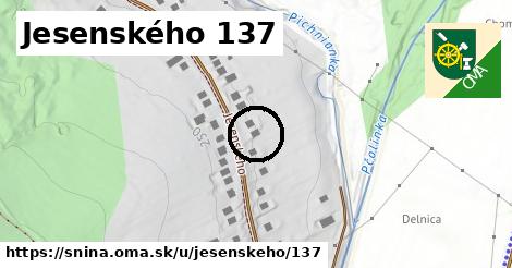 Jesenského 137, Snina
