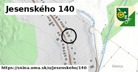 Jesenského 140, Snina