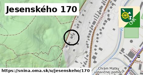 Jesenského 170, Snina