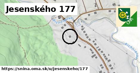 Jesenského 177, Snina