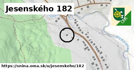 Jesenského 182, Snina