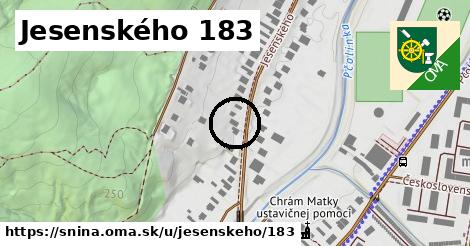 Jesenského 183, Snina