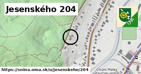 Jesenského 204, Snina