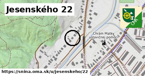 Jesenského 22, Snina