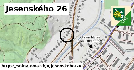 Jesenského 26, Snina