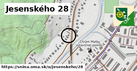 Jesenského 28, Snina