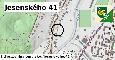 Jesenského 41, Snina