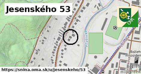 Jesenského 53, Snina