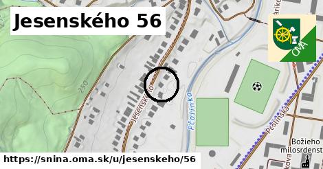 Jesenského 56, Snina