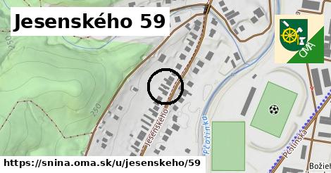 Jesenského 59, Snina