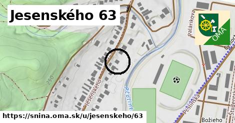 Jesenského 63, Snina