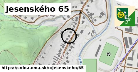 Jesenského 65, Snina