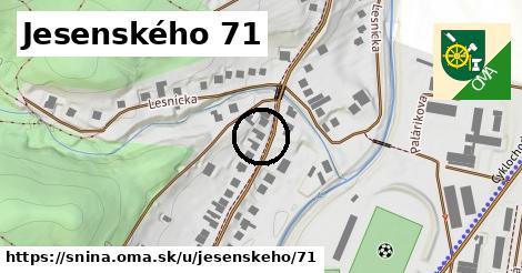 Jesenského 71, Snina