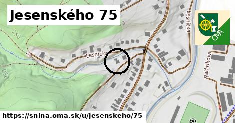 Jesenského 75, Snina