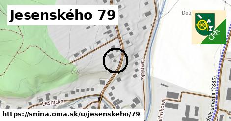 Jesenského 79, Snina