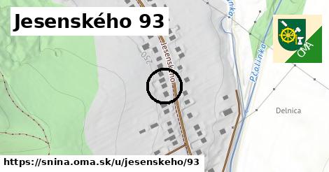 Jesenského 93, Snina