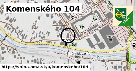 Komenského 104, Snina