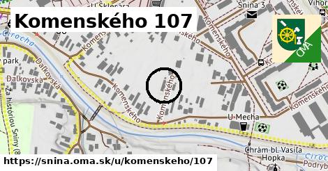 Komenského 107, Snina