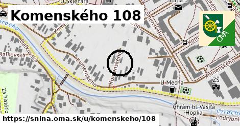 Komenského 108, Snina