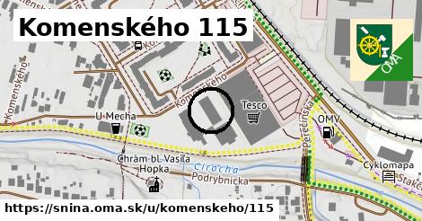 Komenského 115, Snina