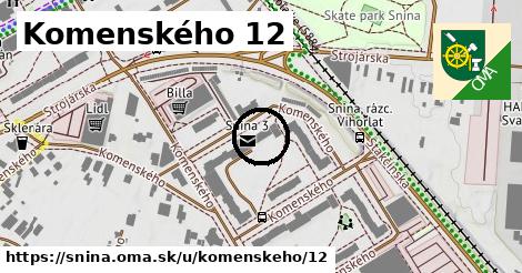 Komenského 12, Snina