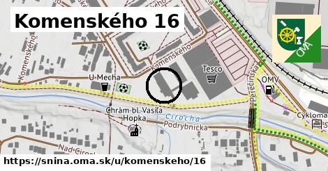 Komenského 16, Snina