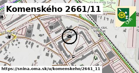 Komenského 2661/11, Snina