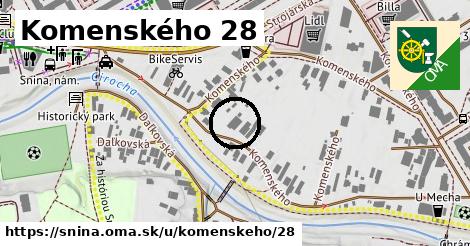 Komenského 28, Snina