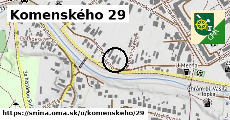 Komenského 29, Snina