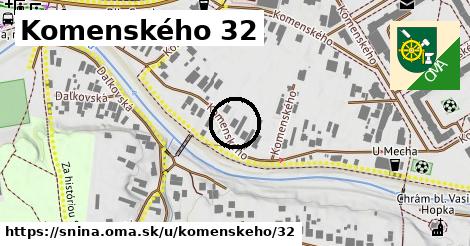 Komenského 32, Snina