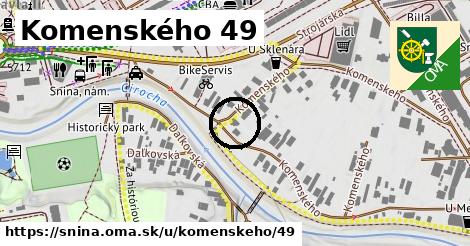 Komenského 49, Snina