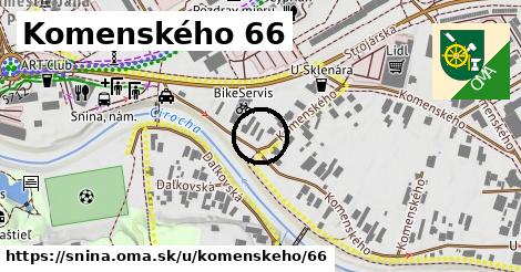 Komenského 66, Snina