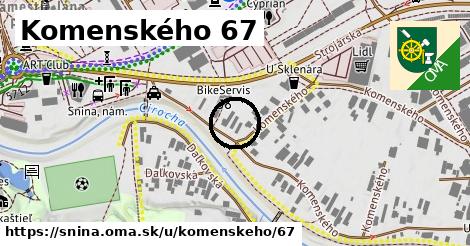 Komenského 67, Snina