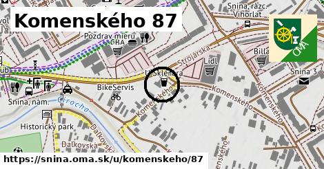 Komenského 87, Snina