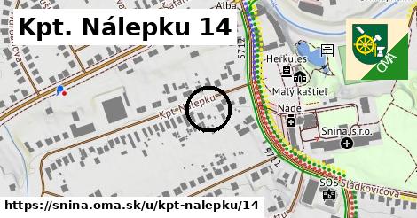 Kpt. Nálepku 14, Snina