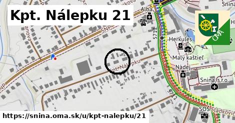 Kpt. Nálepku 21, Snina